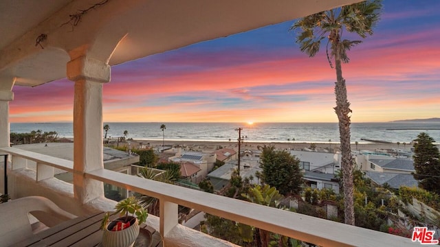 water view with a beach view