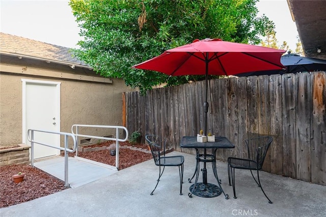 view of patio