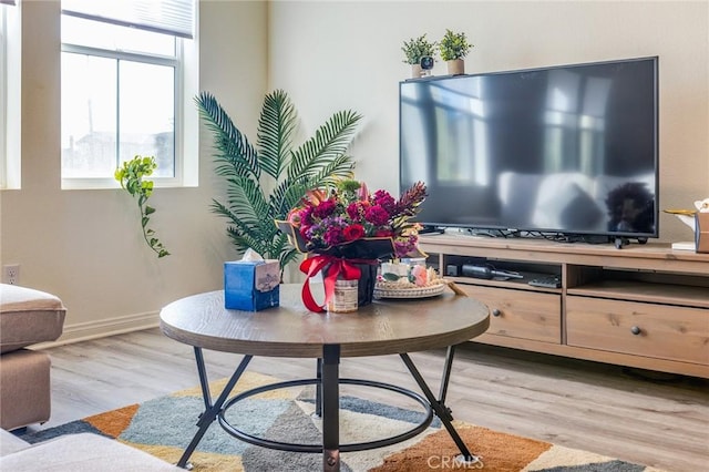 interior space featuring hardwood / wood-style flooring