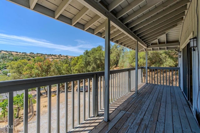 view of deck