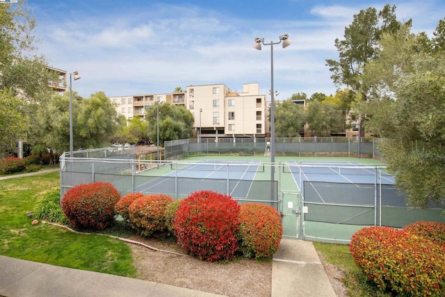 view of sport court