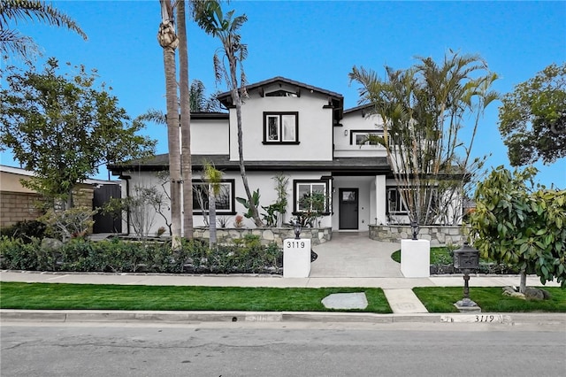 view of front of property with stucco siding