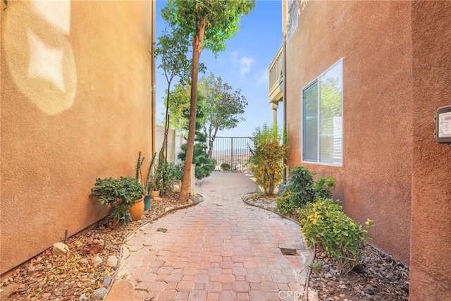 view of home's exterior with a patio