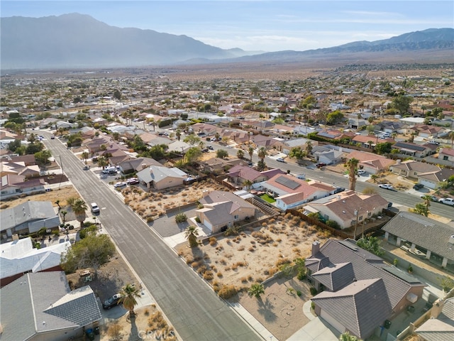 9551 San Rafael Dr, Desert Hot Springs, CA 92240 - drone / aerial view featuring a mountain view