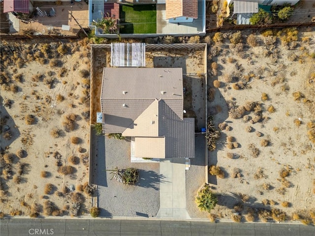 9551 San Rafael Dr, Desert Hot Springs, CA 92240 - aerial view of property and surrounding area