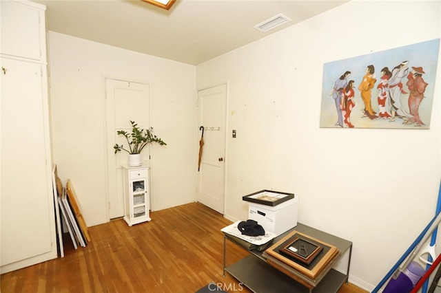 interior space featuring hardwood / wood-style flooring