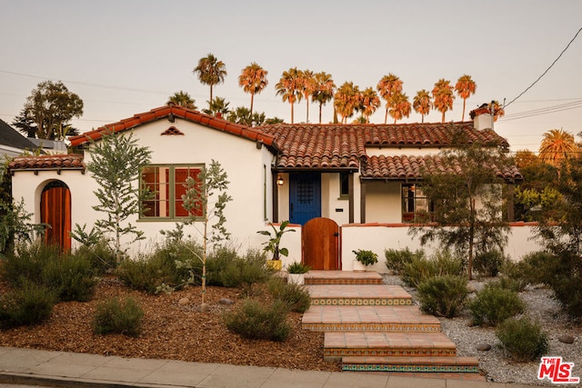 view of mediterranean / spanish home