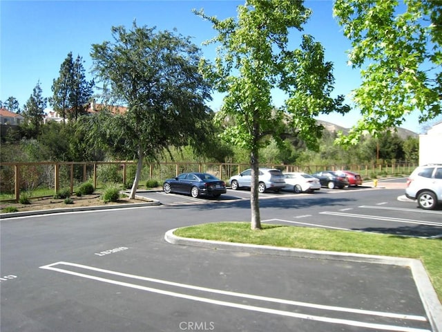 view of car parking