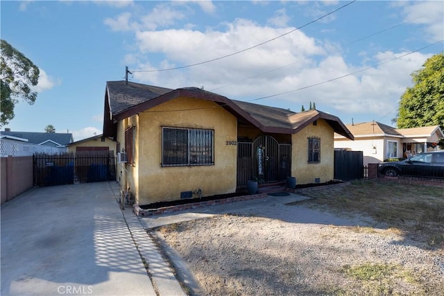 view of bungalow-style home