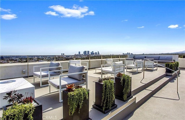 view of patio / terrace with outdoor lounge area