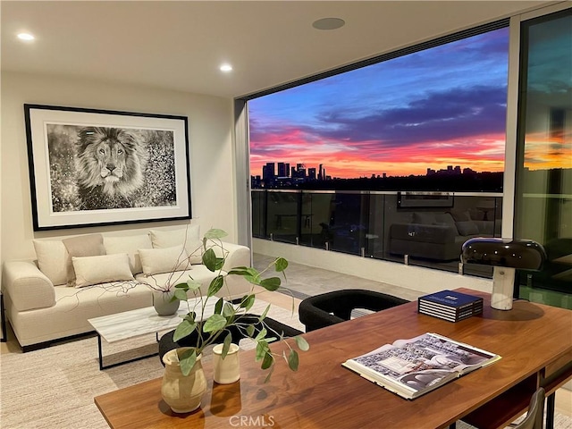 view of living room