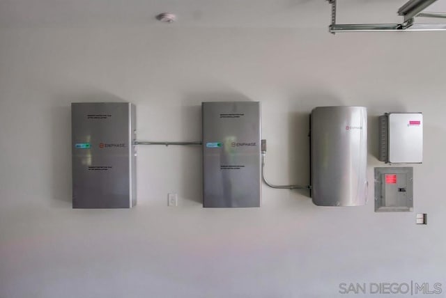 utility room featuring electric panel