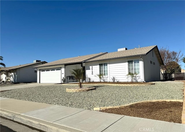 ranch-style house with a garage