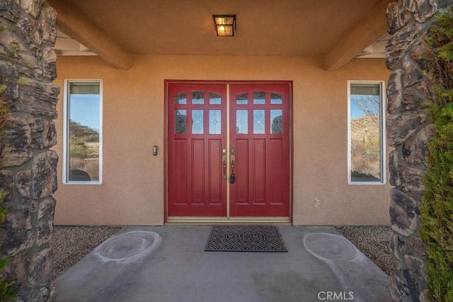 view of property entrance