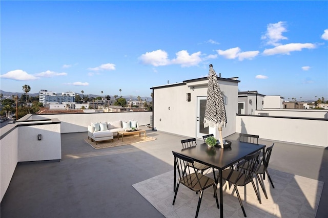 view of patio / terrace with outdoor lounge area