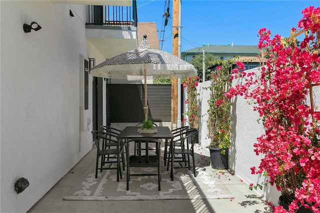 view of patio