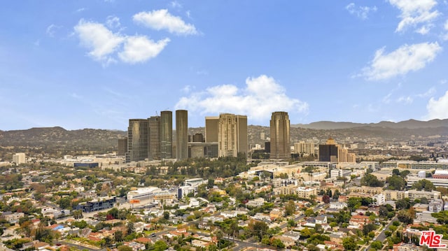 view of city with a mountain view