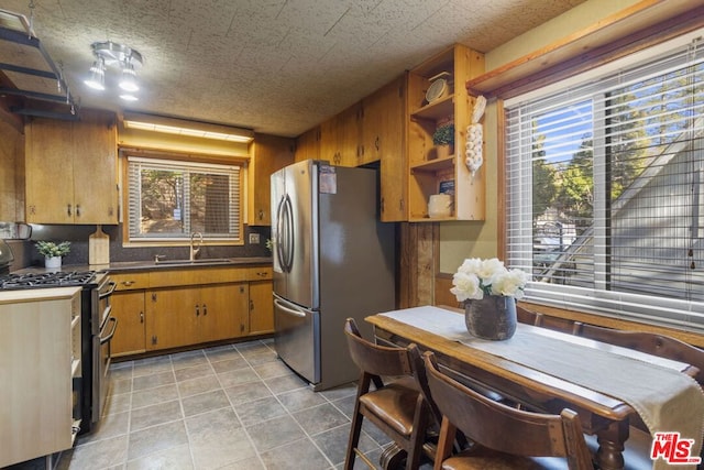 kitchen featuring appliances with stainless steel finishes and sink