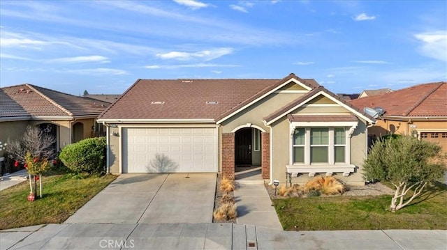 ranch-style house with a garage