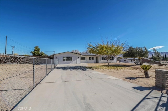 view of ranch-style house