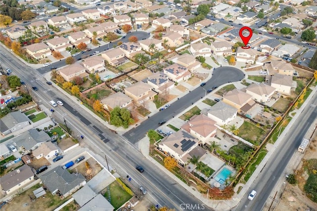 birds eye view of property featuring a residential view