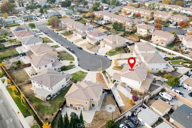 birds eye view of property featuring a residential view