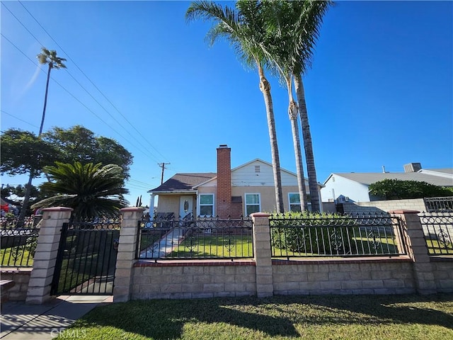 view of bungalow-style house