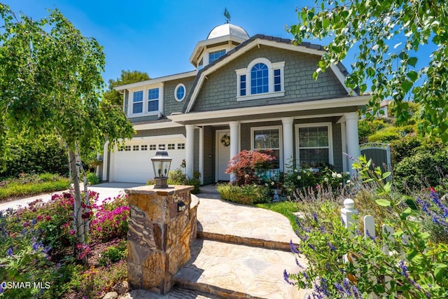 craftsman-style house featuring a garage