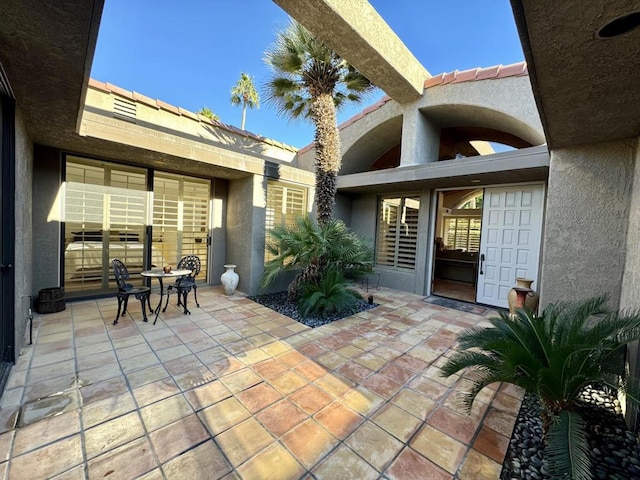 view of patio