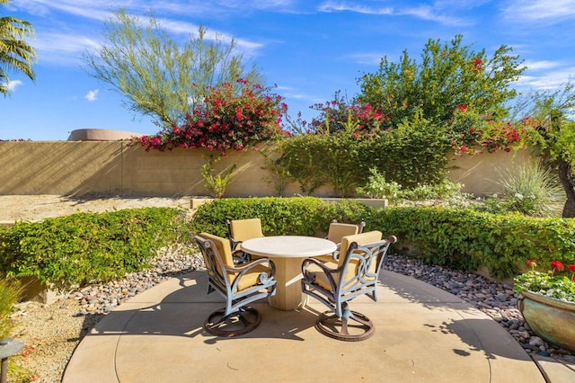 view of patio