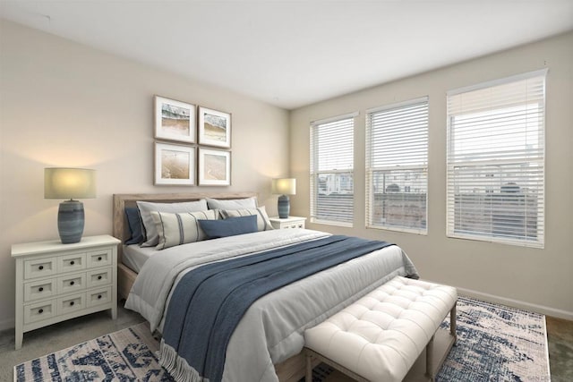 bedroom featuring carpet floors