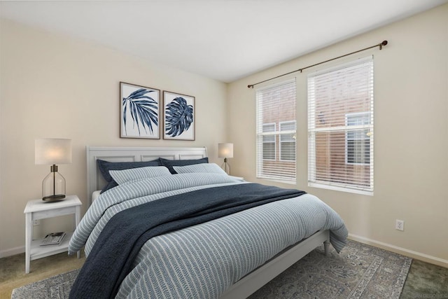 bedroom with carpet flooring