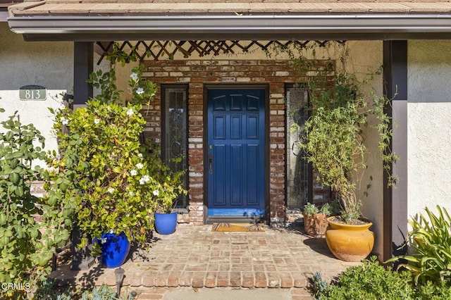 view of entrance to property