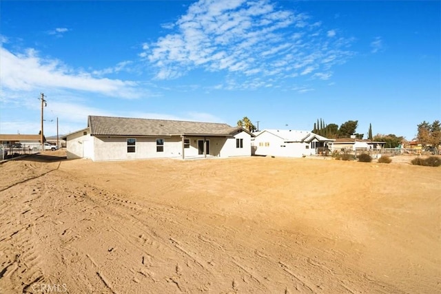 view of rear view of house