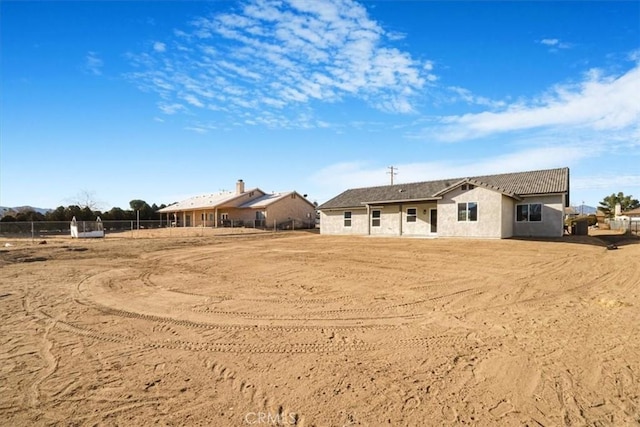 view of rear view of property