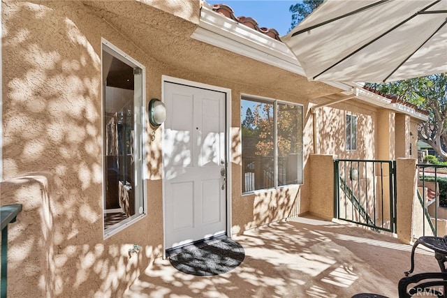 view of property entrance