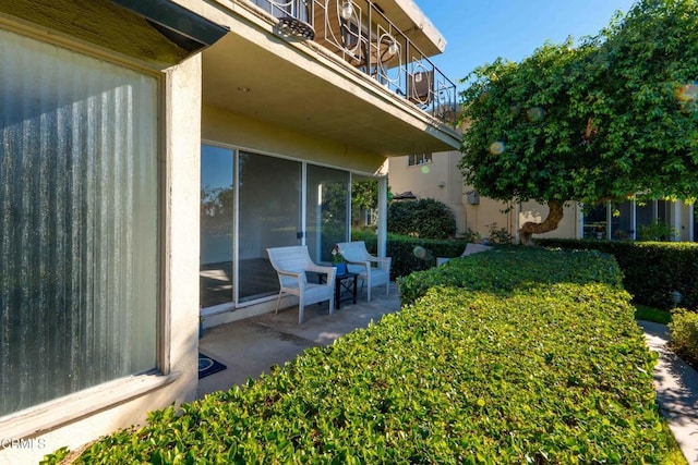 view of yard featuring a patio