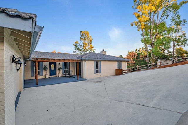 view of rear view of house