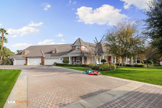 9120 Laramie Ave, Bakersfield, CA 93314 - view of front facade with a front lawn and a garage