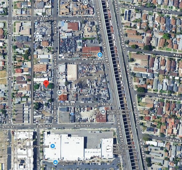 9613 Laurel St, Los Angeles, CA 90002 - map of property location