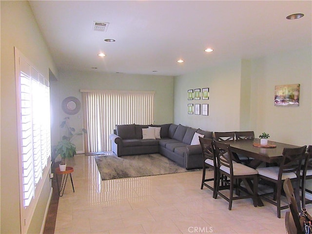 living room with a wealth of natural light