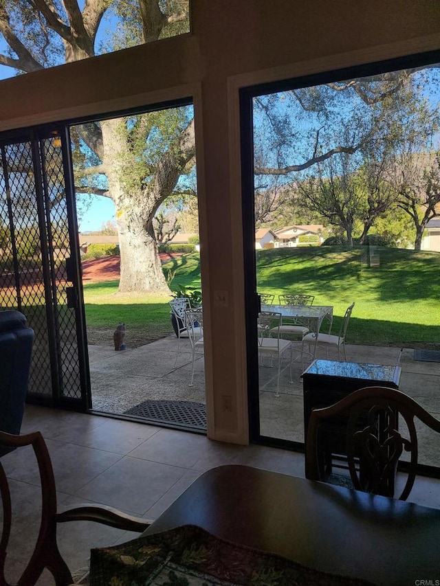 32202 Taupa Way, Pauma Valley, CA 92061 - doorway with tile patterned floors