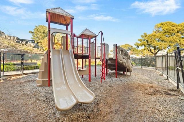 view of play area