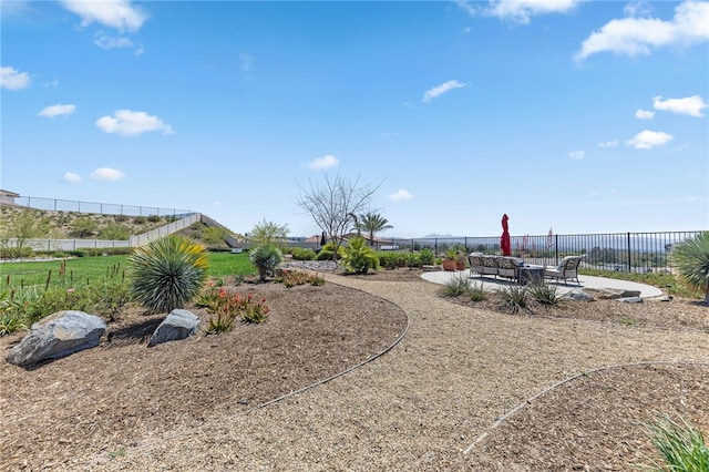 7631 Capstone Ct, Riverside, CA 92506 - view of yard featuring a patio area and an outdoor hangout area