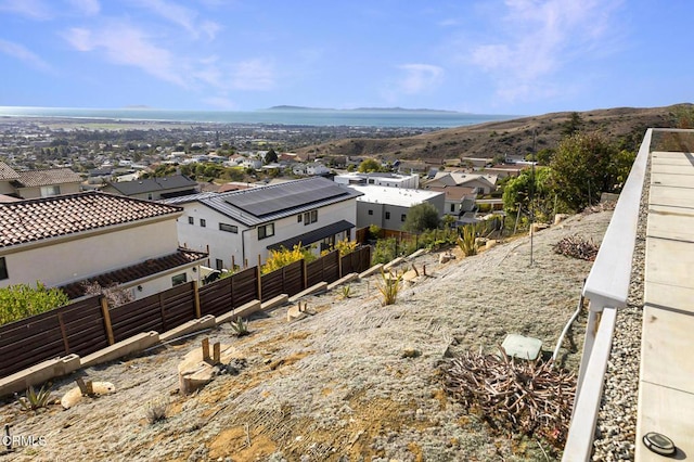 exterior space with a residential view