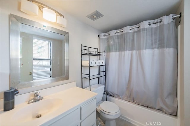 10655 Lemon Ave Unit 2709, Rancho Cucamonga, CA 91737 - bathroom featuring shower / bath combination with curtain, toilet, and vanity