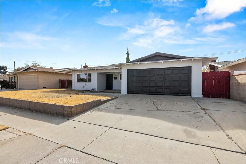 ranch-style house with a garage