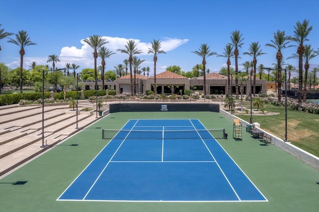 view of sport court