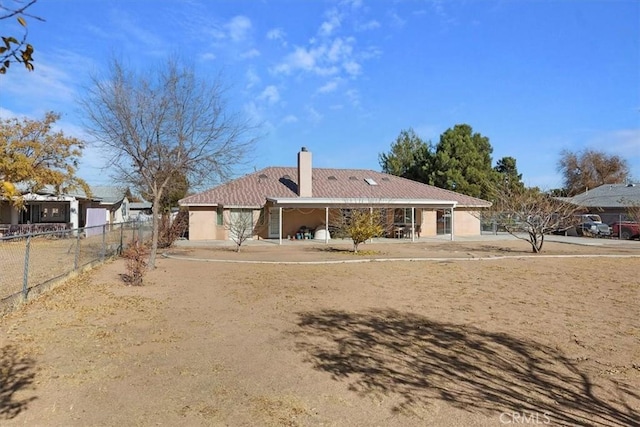 view of back of property