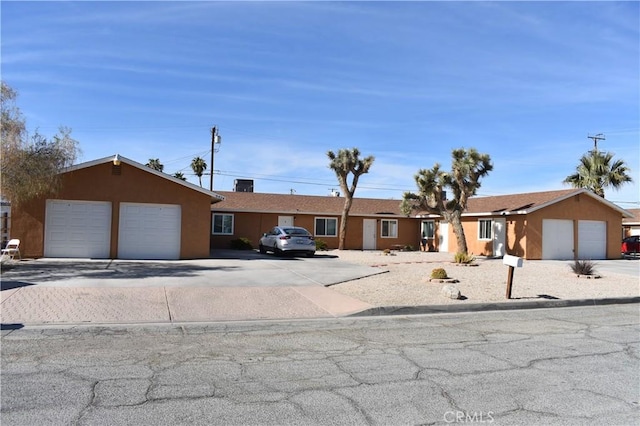 6424 Athol Ave Unit 29, Palms, CA 92277 - ranch-style home featuring concrete driveway, stucco siding, and a garage